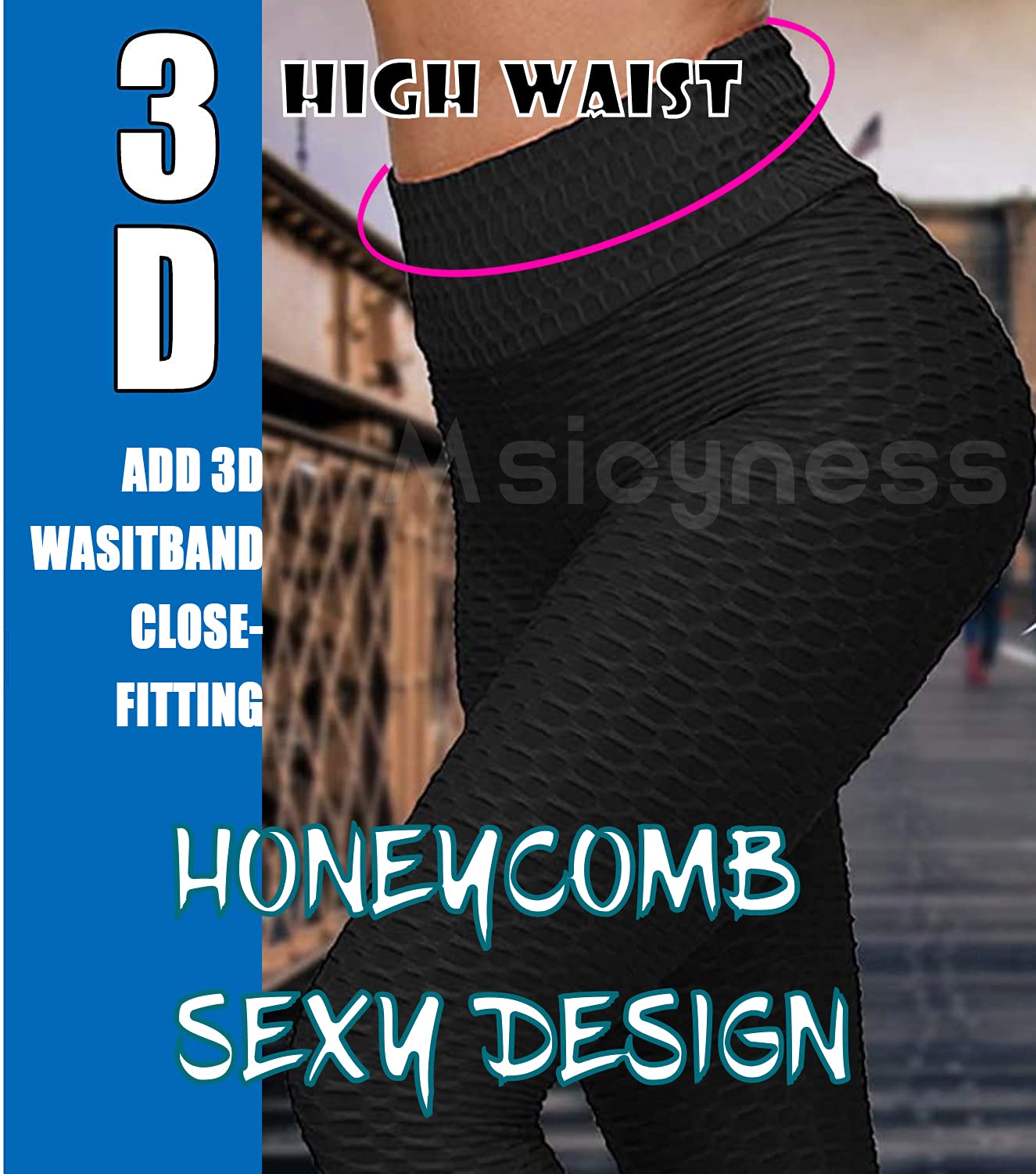 Best TikTok Leggings - 5/10 Pack High Waisted Yoga Pants with Butt Lifting Scrunch Design for Women | Perfect for Workouts, Yoga & Everyday Wear