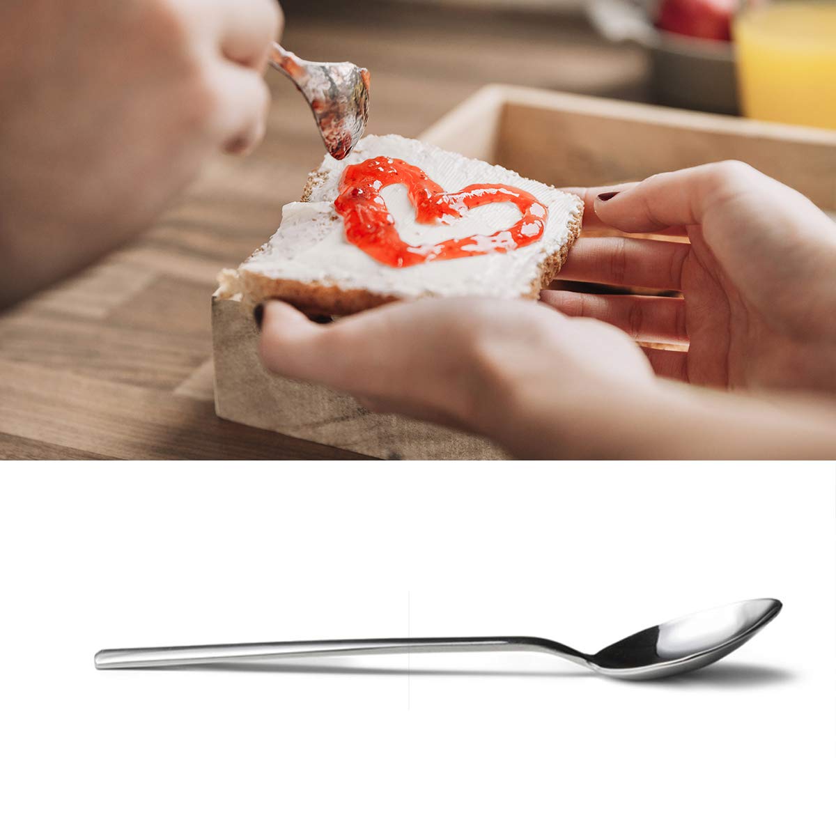 Best Dad Gifts - Personalized Stainless Steel Ice Cream Plow Spoon with Engraving - Funny Father's Day, Birthday & Christmas Present from Daughter, Son or Wife - Perfect for Ice Cream Lovers, BBQ Parties & Family Gatherings