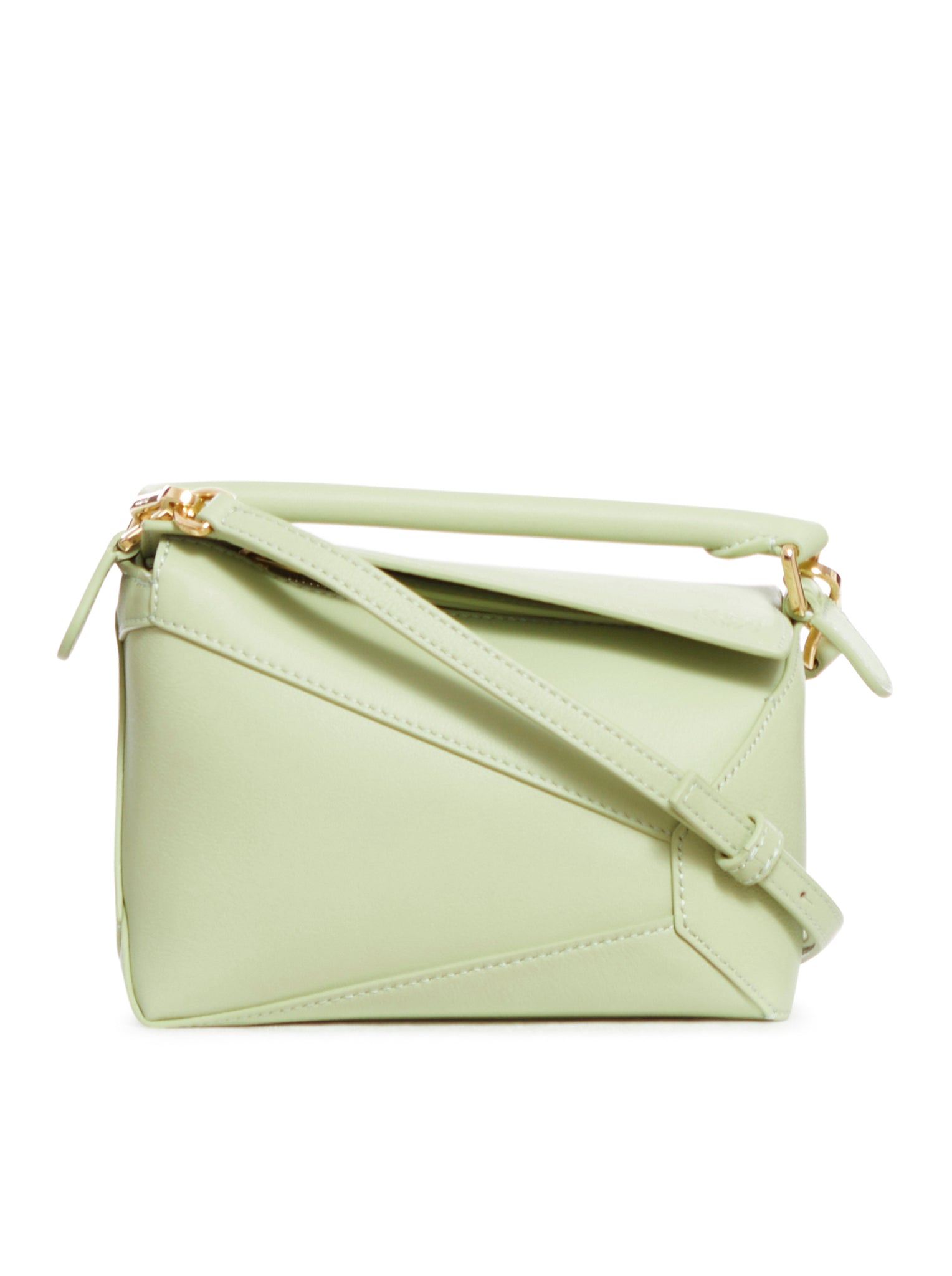 Classic Mini Puzzle Bag in Calfskin Leather - Stylish Crossbody Purse for Women, Perfect for Everyday Use, Work, and Travel