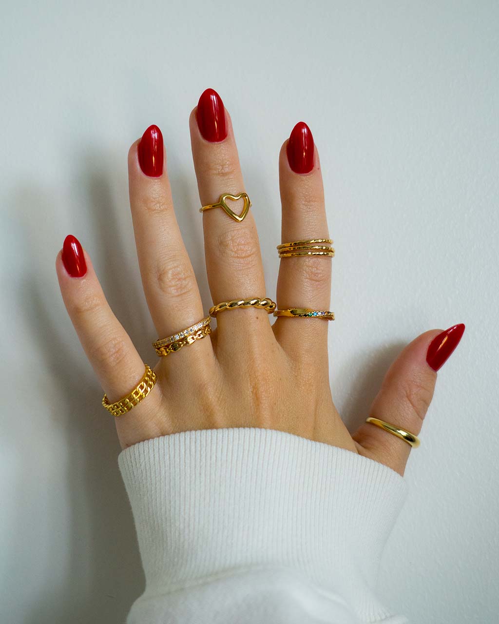 Textured Triple Band Ring Set for Women - Stackable Minimalist Rings - Gold, Silver & Rose Gold Jewelry for Everyday Wear, Gifts & Special Occasions