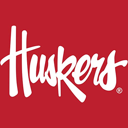 White Script Huskers - Red