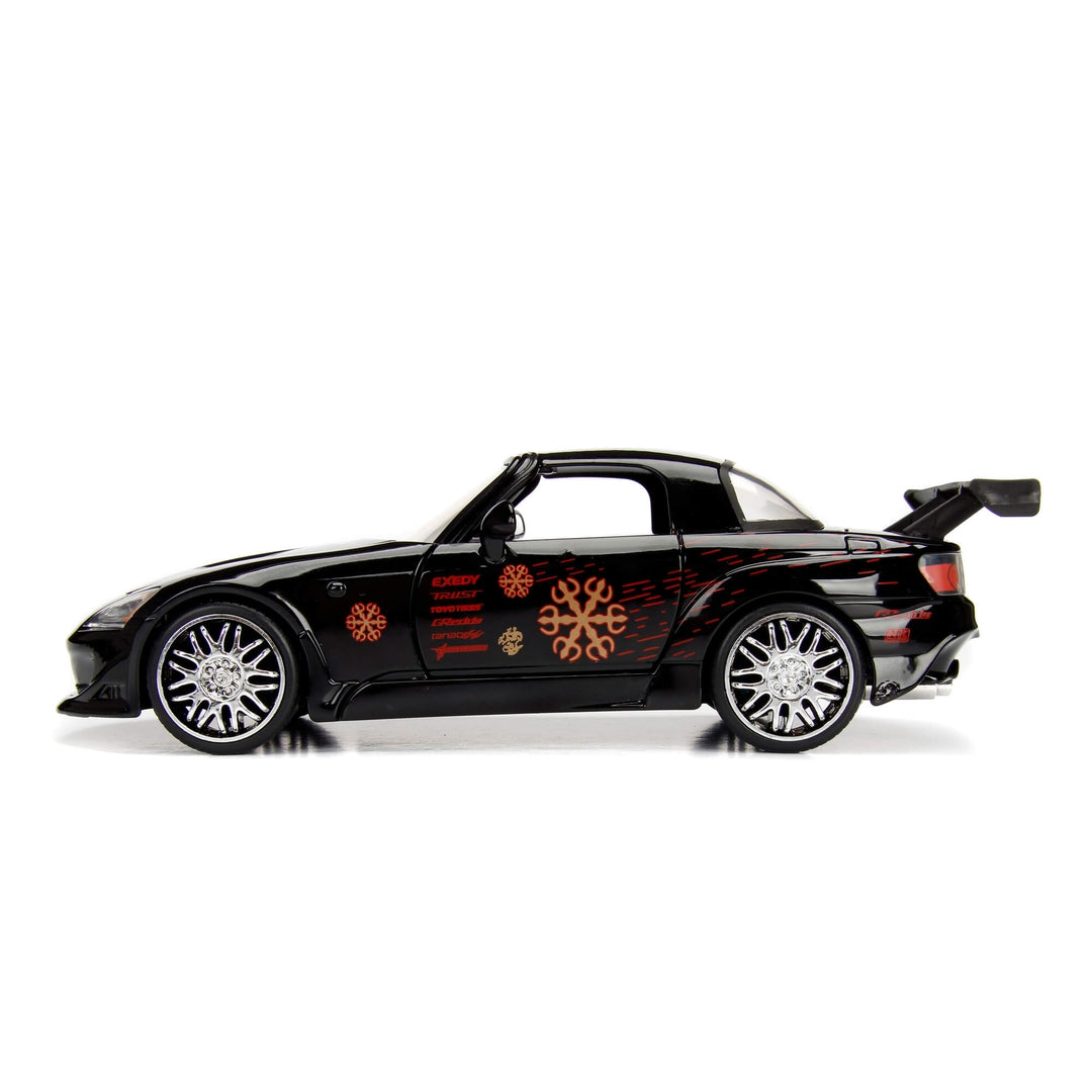 1:24 Johnny's Honda S2000 Diecast Model Car - Fast & Furious Movie Replica - Collectible Toy for Fans & Enthusiasts - Perfect for Display, Gifts, and Movie Memorabilia Collections