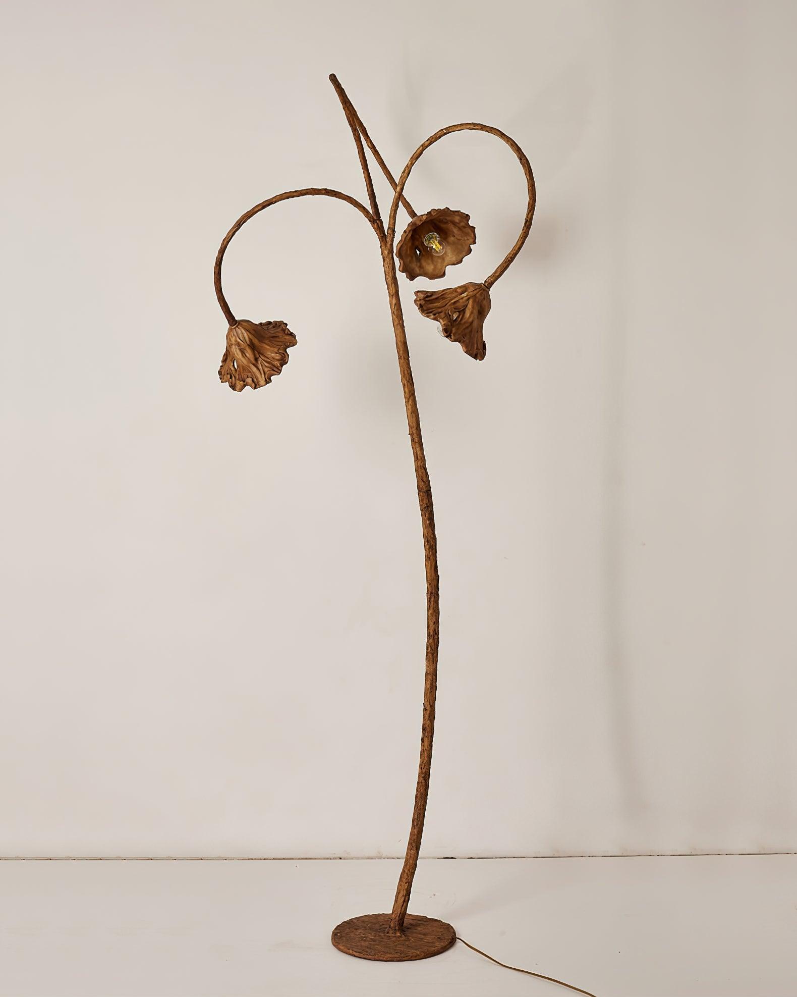 Elegant Lotus Leaf Floor Lamp - Modern Home Decor for Living Room, Bedroom & Office - Perfect for Ambient Lighting & Relaxation