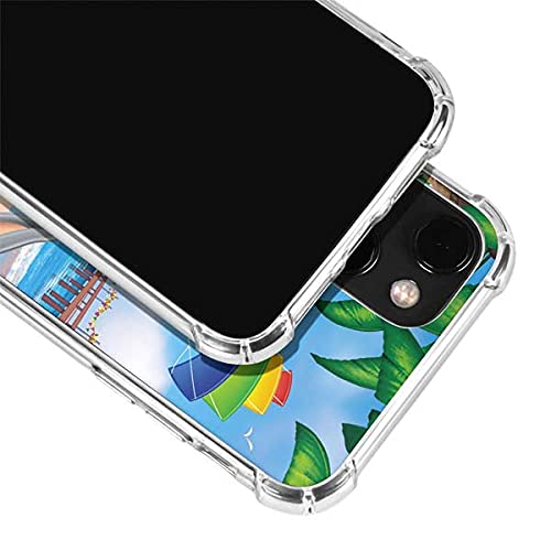 Skinit Clear Phone Case for iPhone 13 Mini - Official Looney Tunes Beach Design | Slim Protective Cover | Perfect for Summer Travel & Everyday Use