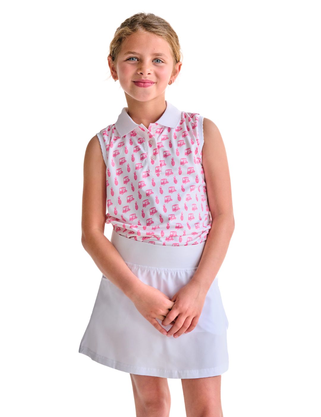 Emmeline Youth Girls' Polo Shirt - Comfortable Cotton Blend Short Sleeve Top for School, Sports & Casual Wear | Perfect for Everyday Outfits and Team Uniforms