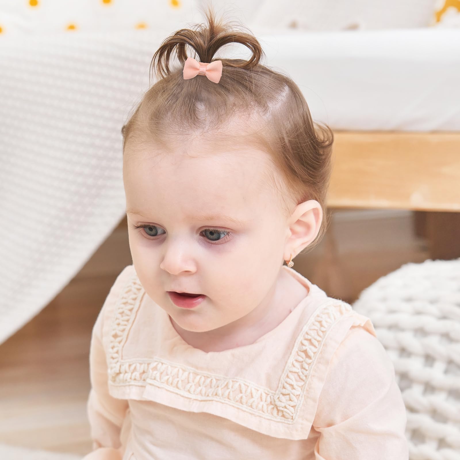 50PCS Baby Girls Snap Hair Clips - 1.2