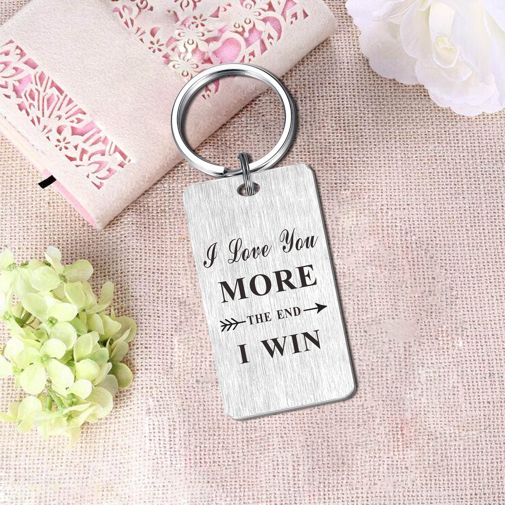 I Love You Keychain Gift for Him - Anniversary & Father's Day Present