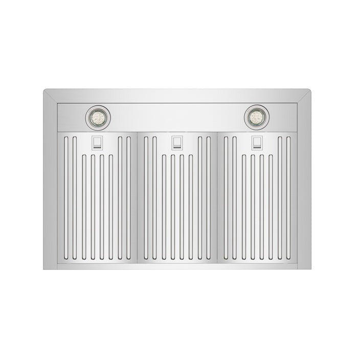 Empava 30 Inch Stainless Steel Wall Mount Range Hood - 30RH03 - Powerful Kitchen Ventilation for Cooking, Grilling & Baking