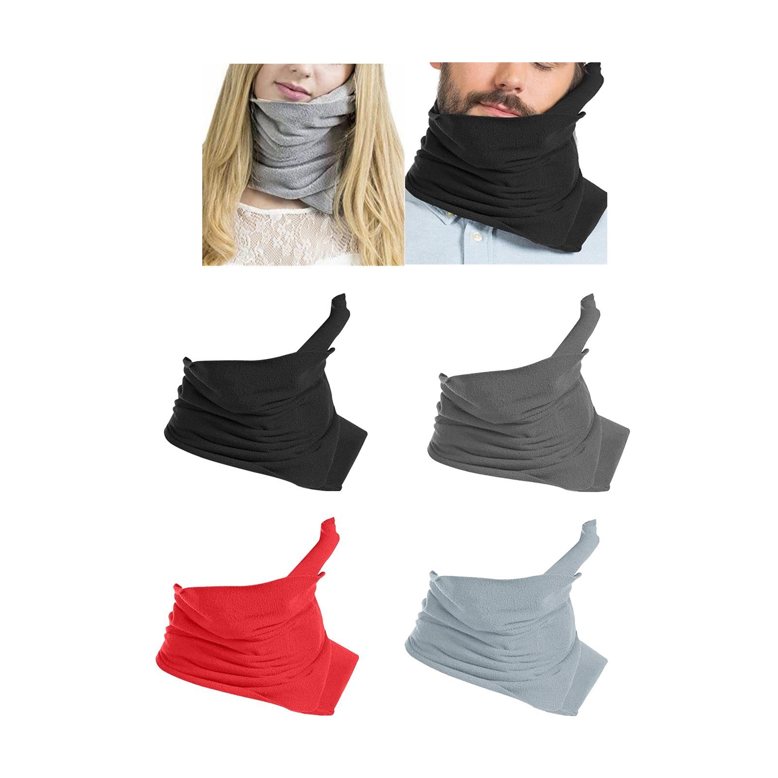 THE STYLE SUTRA® Adjustable Airplane Travel Neck Pillow - Memory Foam Head Cushion for Neck Support & Comfort - Perfect for Long Flights, Road Trips & Office Naps - Black Travel Accessories & Luggage Equipment