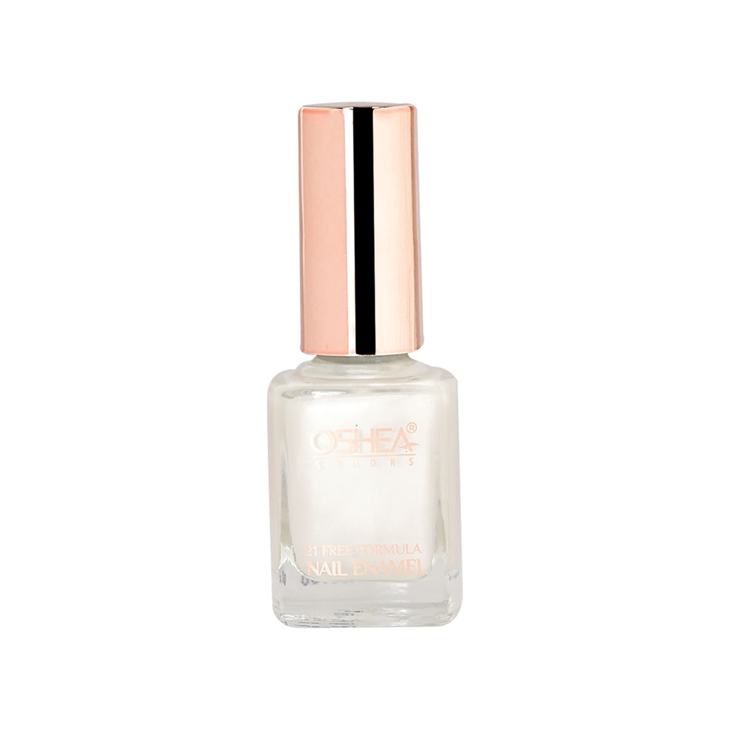 Oshea Herbals Nail Enamel SNOW WHITE -91 10ml | Natural Nail Polish for Women | Vegan & Cruelty-Free | Perfect for Manicures, Pedicures & Nail Art