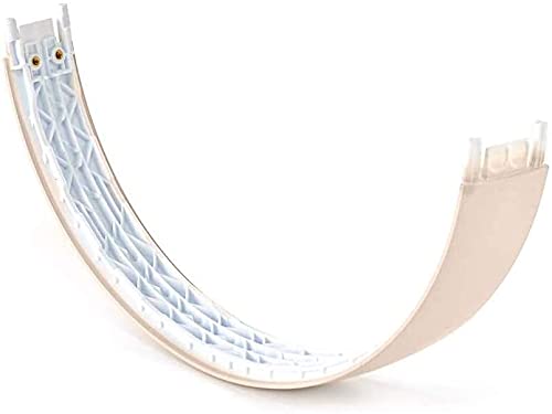 Adhiper Solo3 Headband Replacement - Compatible with Beats Solo3 & Solo2 Wireless Headphones - Satin Gold/Porcelain White - Top Headband Repair Part for Over-Ear Headphones - Perfect for Gym, Travel & Daily Use