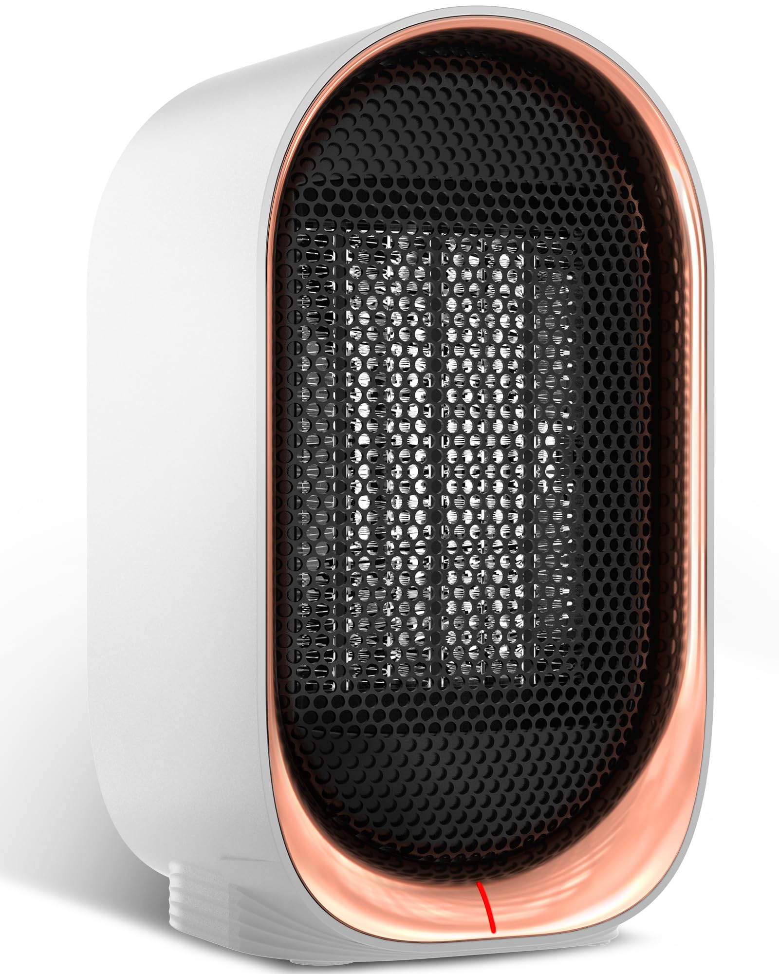 Portable Space Heater for Indoor Use - Small Electric Heater with Overheat & Tip-Over Protection, Compact Mini Desk Heater for Office, Bedroom, Bathroom - Energy Efficient Heating Solution for Winter & Cold Weather Use