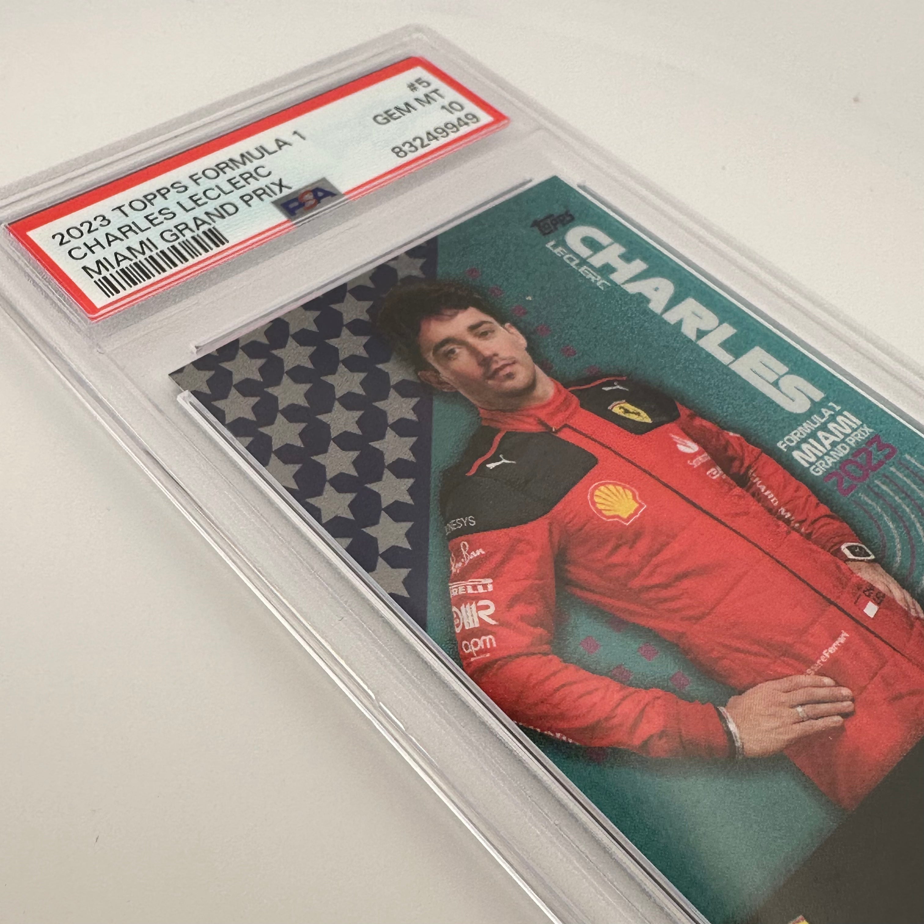 PSA 10 Graded Charles Leclerc #5 2023 Miami Grand Prix F1 Racing Card - Perfect for Collectors, Investors & Formula 1 Fans