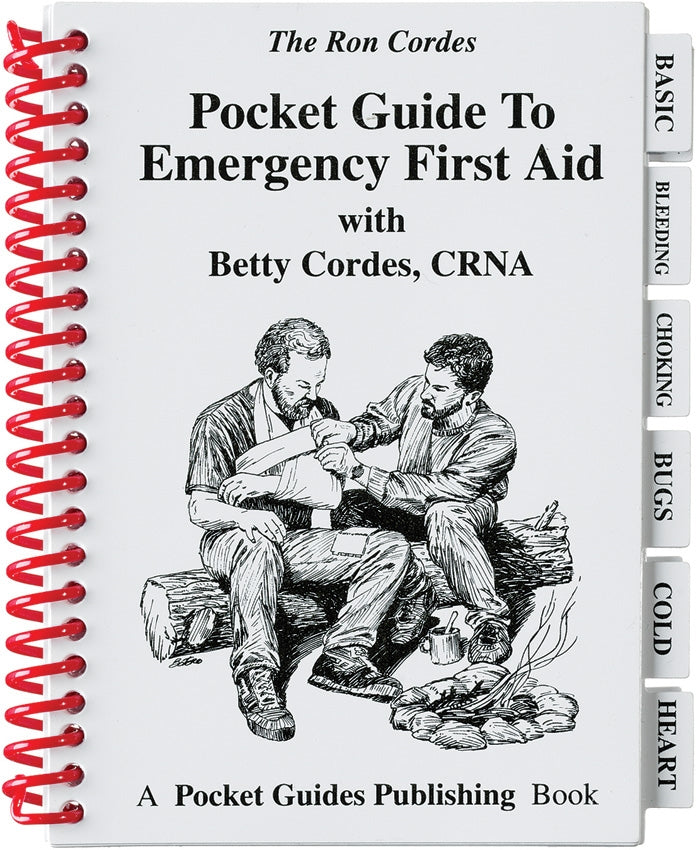 Emergency First Aid Pocket Guide - Compact & Essential First Aid Reference for Outdoor, Travel & Home Safety - Perfect for Hiking, Camping & Emergency Preparedness