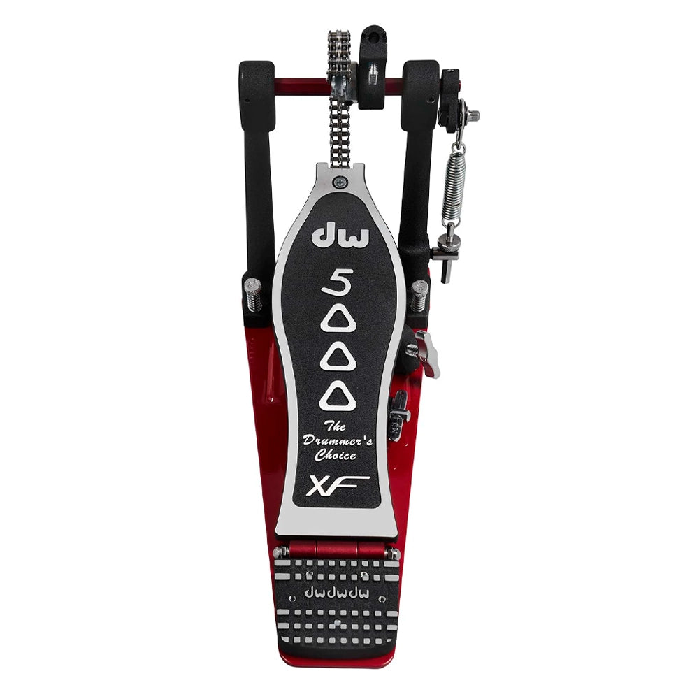 DW 5000 Series Accelerator Single Bass Drum Pedal with Extended Footboard - Premium Drum Pedal for Professional Drummers & Live Performances