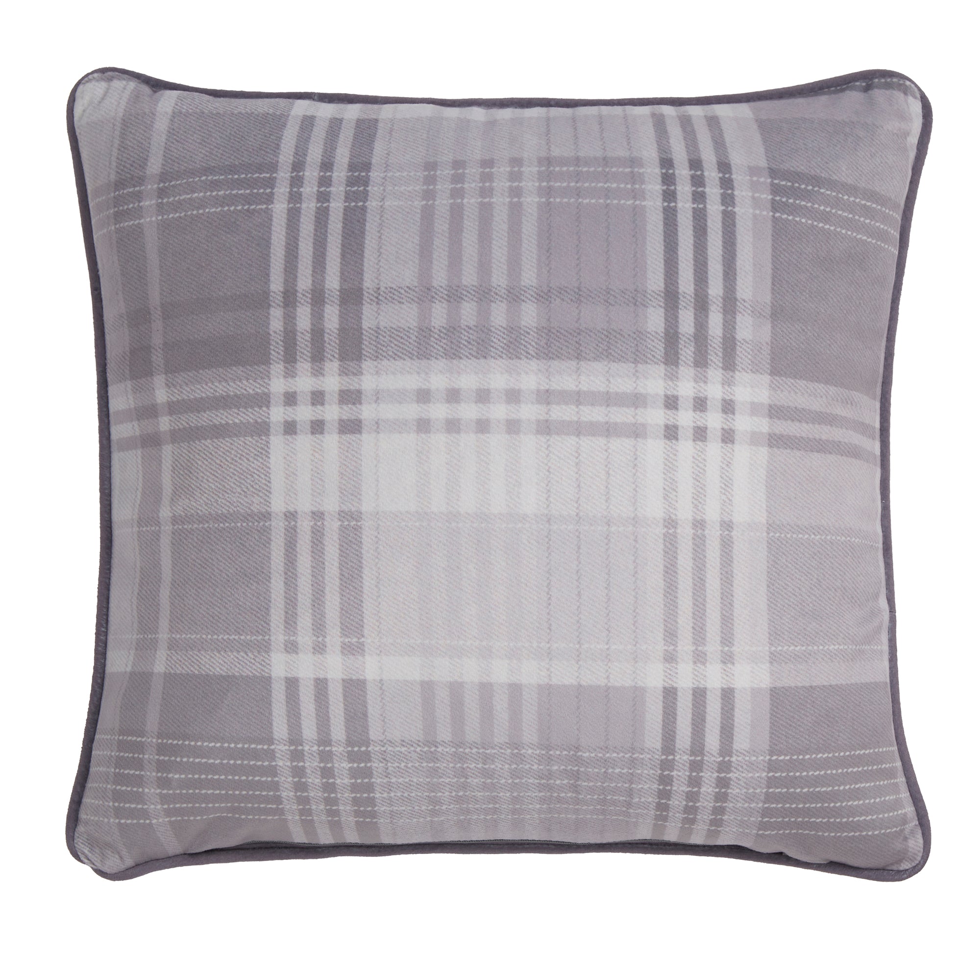 D&D Lodge Forest Animals Throw Pillow Cover - Grey - Cozy Home Decor for Living Room, Bedroom, or Cabin