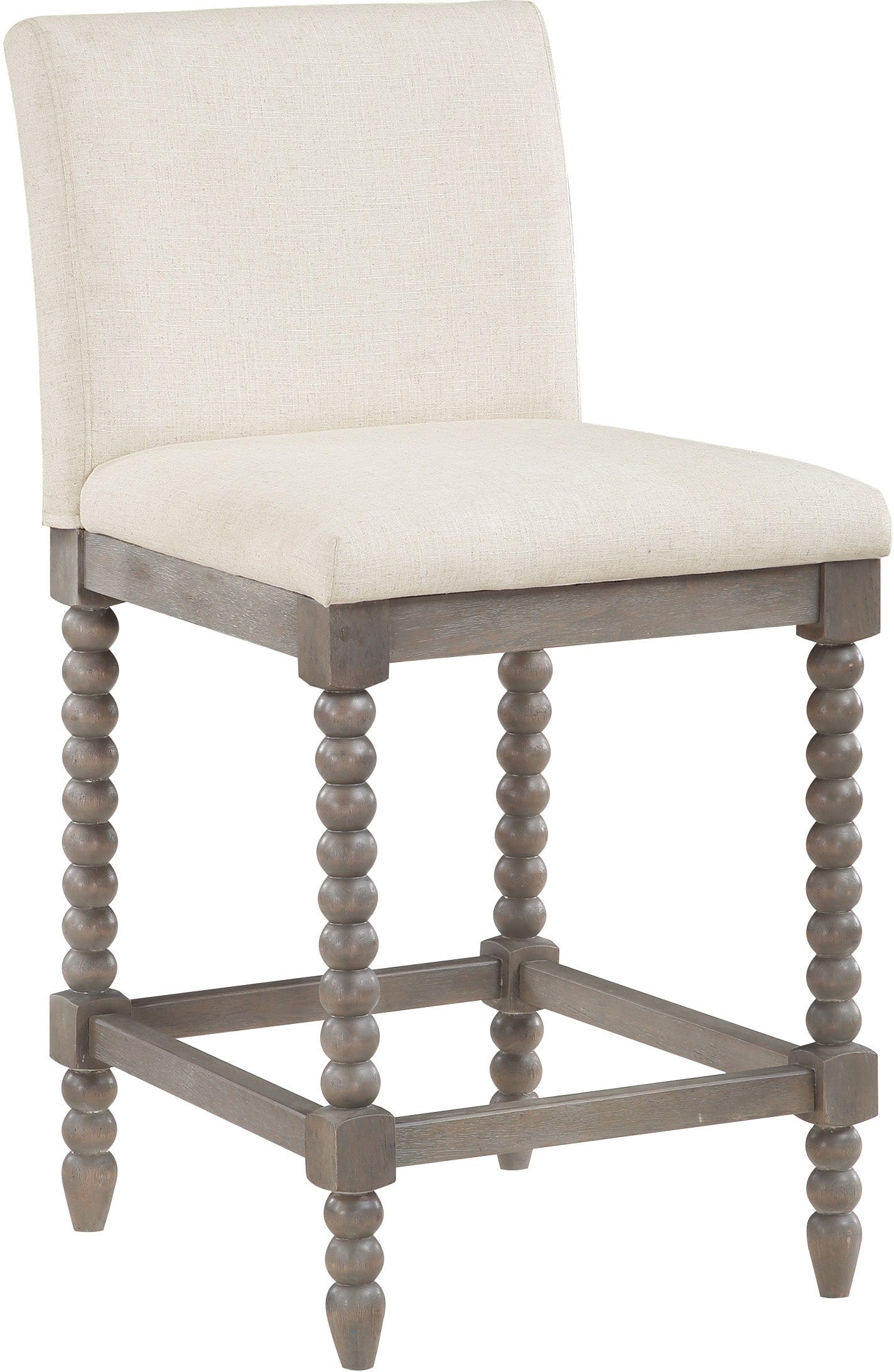 Office Star Abbott 26 Spindle Stool - Adjustable Height Bar Stool with Back Support - Perfect for Home Office, Kitchen Island & Commercial Use [ABB26]