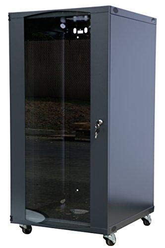 15U Wall Mount Server Rack Cabinet - 600mm Deep Network Enclosure with Lockable Glass Door for Home & Office Data Storage - Ideal for Server Rooms, IT Closets, and Network Installations