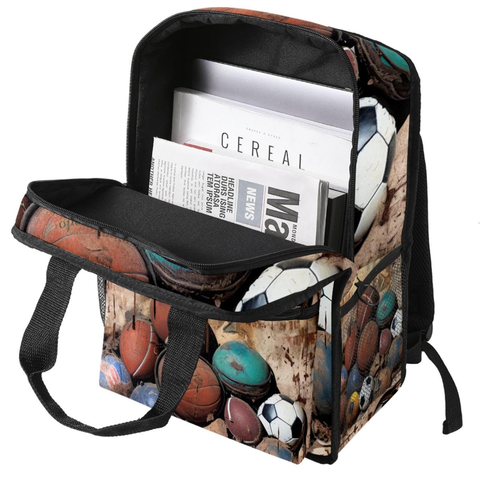 Stylish Unisex Travel Backpack for Women & Men - Durable Sports Backpack for Basketball, Football, Baseball - Perfect for Gym, School & Outdoor Adventures