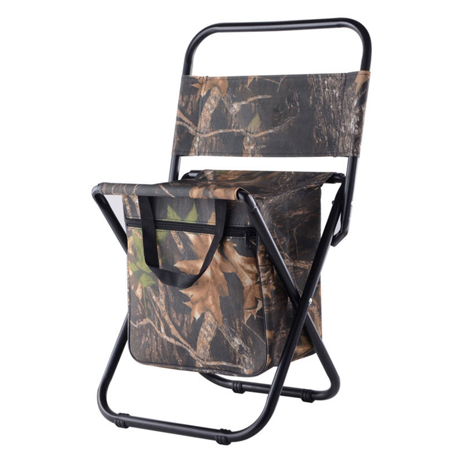 NesRabbit Portable Folding Stool with Insulated Cooler Backpack - Lightweight Camping Chair for Outdoor Adventures, Fishing, Hiking, Beach & Gardening | Perfect for Picnics, Tailgating and Backyard Relaxation