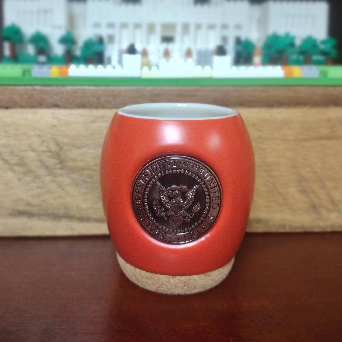 Official Red Presidential Seal Shot Glass - Collectible & Patriotic Drinking Glass for Parties, Gifts & American Decor