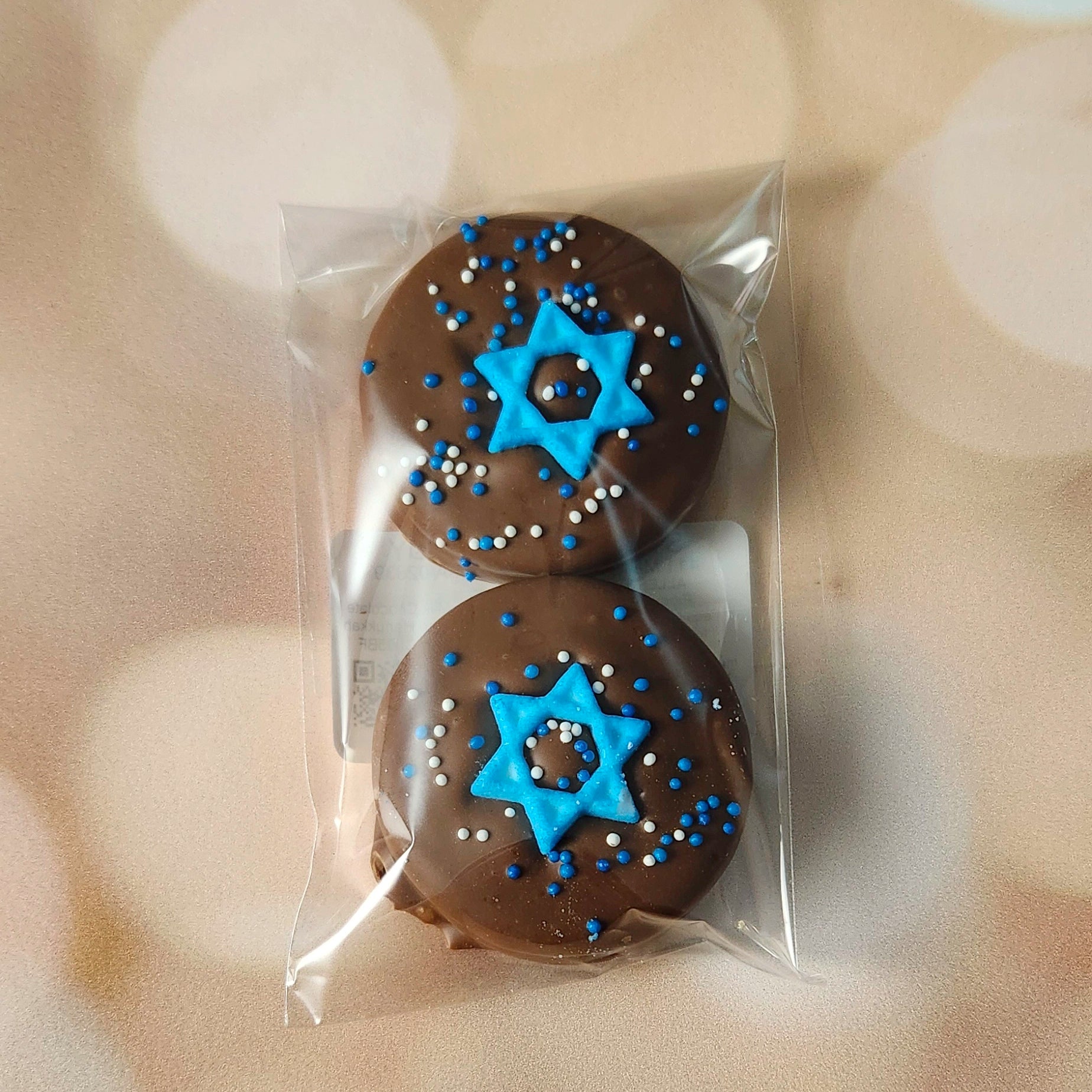 Hanukkah Themed Chocolate Covered Oreo Cookies - Festive Holiday Treats for Gifts, Parties & Celebrations