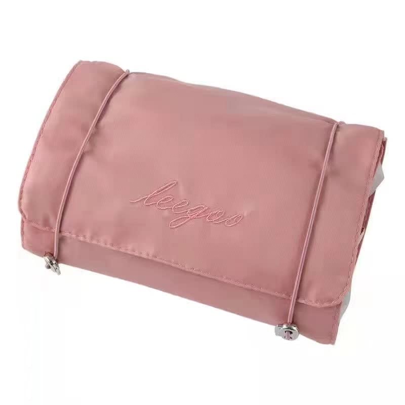Krupasadhya 4-in-1 Foldable Travel Toiletry Bag with Detachable Makeup Pouch - Waterproof Cosmetic Organizer for Women - 4 Removable Storage Bags - Multicolor - Perfect for Vacation, Gym & Business Trips
