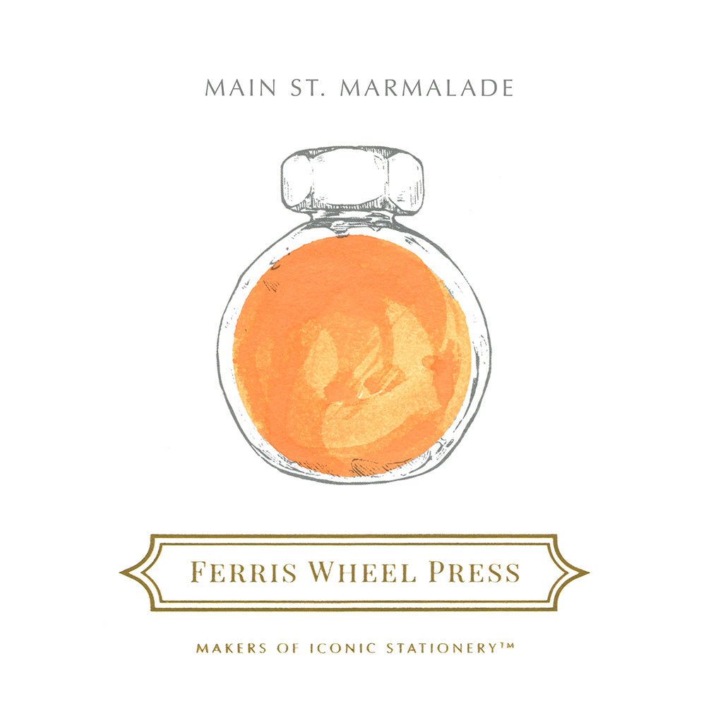 38ml Main St. Marmalade Ink - Premium Orange Jam Jar for Baking, Breakfast & Gift Giving - Perfect for Toast, Desserts & DIY Crafts