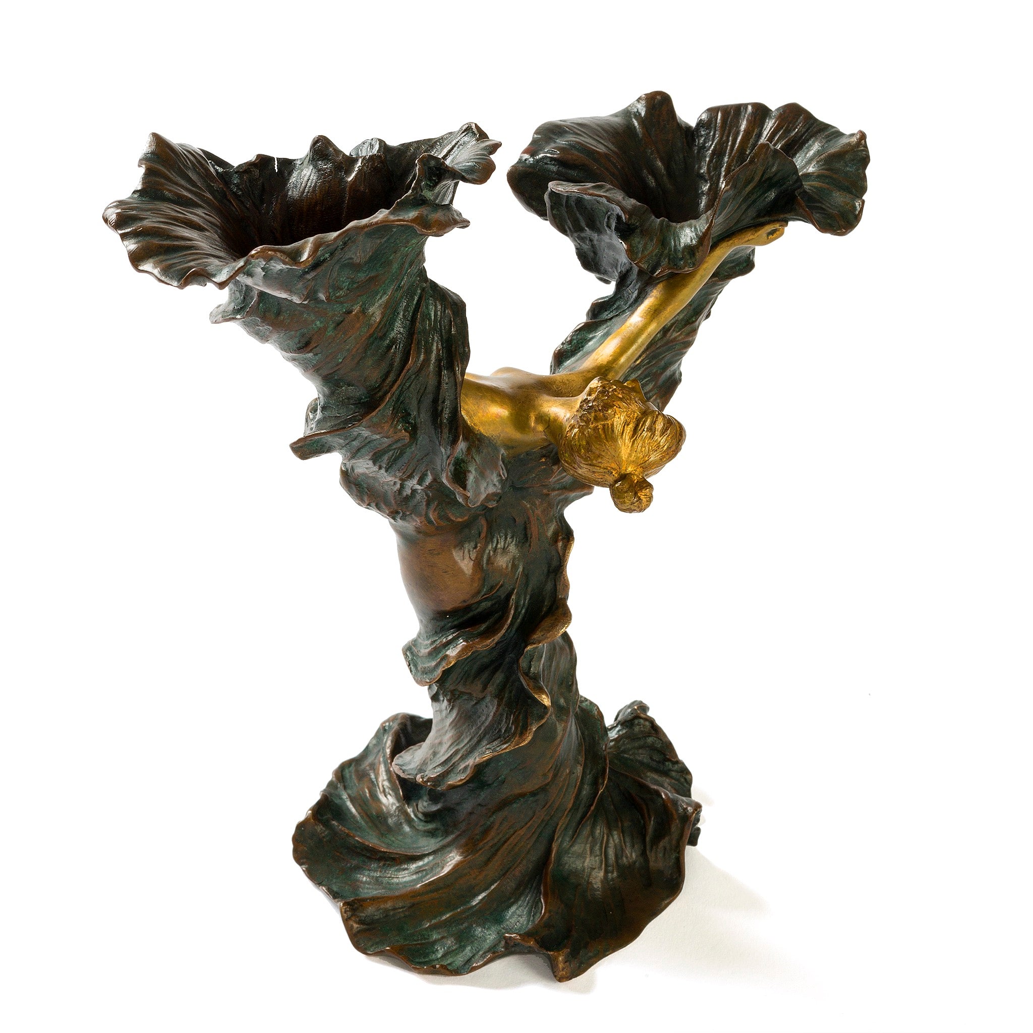 Louis Chalon Loie Fuller Bronze Sculpture - Art Nouveau Dance Statue for Home Decor & Collector's Display | Perfect for Living Room, Office, or Art Gallery