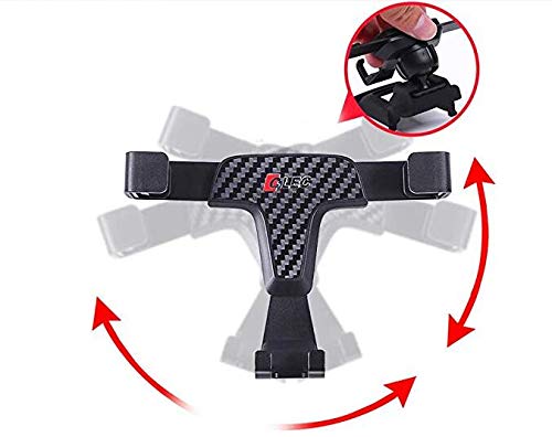 BEERTE Adjustable Air Vent Phone Mount for Mazda CX-5 2017-2025 | Universal Car Dashboard Cell Phone Holder | Carbon Fiber Gravity Phone Stand for All Smartphones (4-7 inches) | Perfect for GPS Navigation & Hands-Free Driving
