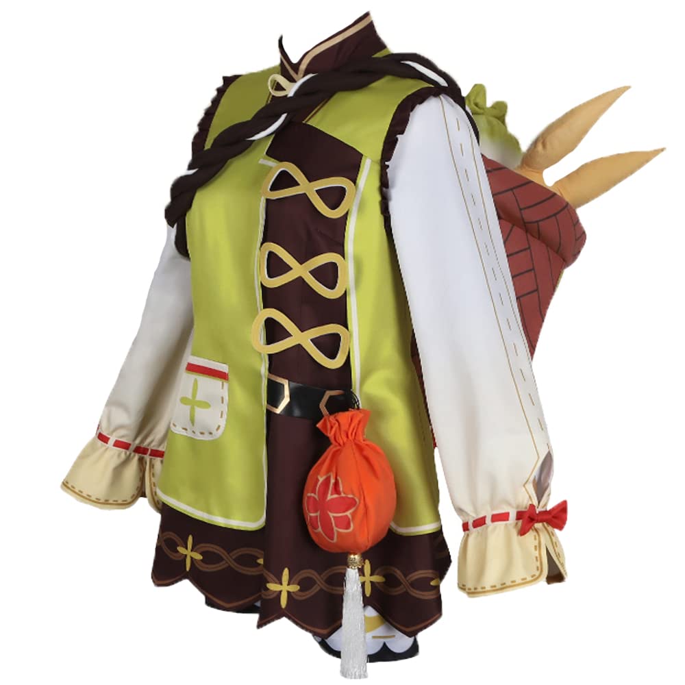 Genshin Impact Yaoyao Cosplay Costume - Anime Game Character Outfit for Halloween Party, Cosplay Events & Conventions