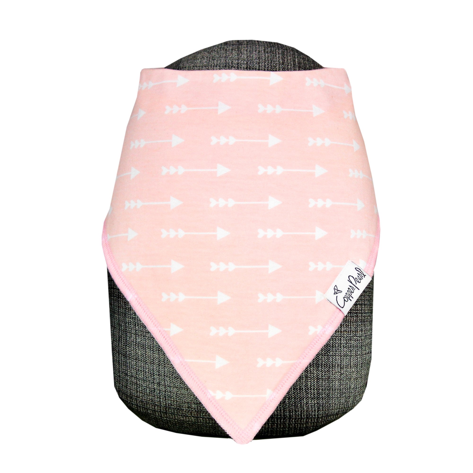 Copper Pearl Baby Bandana Drool Bibs 4-Pack - Soft Absorbent Teething Bibs for Girls, Rosie Set - Perfect for Drooling, Teething & Messy Meals