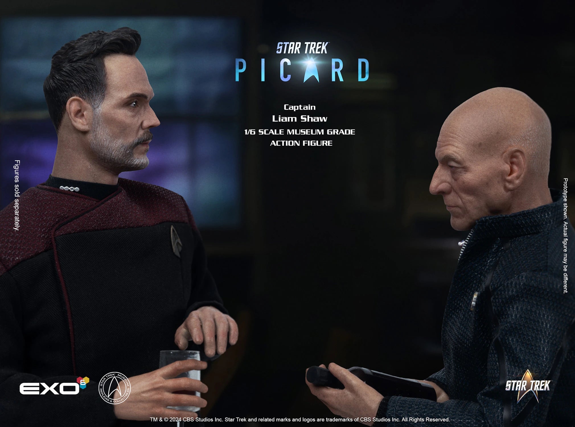 EXO 6 Star Trek: Picard Season 3 Captain Liam Shaw 1/6 Scale 12