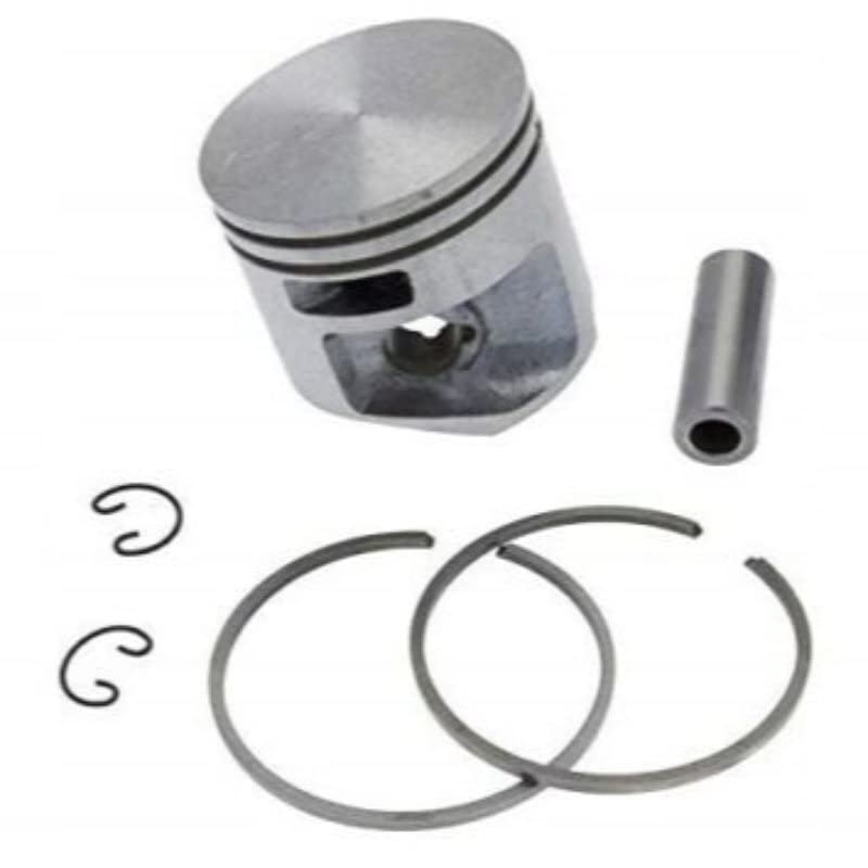 MS251 Chainsaw Cylinder Piston Kit 44mm - Compatible with MS-251 Chainsaw, Includes Liner Rings, PIN Clips & Assembly (Part# 11430201207) - Outdoor Power Tool Replacement Parts for Garden, Lawn & Patio Maintenance