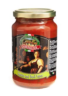 Organic Tomato Basil Pasta Sauce | 350g | Authentic Italian Recipe | Gluten-Free & Vegan | Perfect for Pasta, Pizza & Cooking | Gourmet Pantry Staple