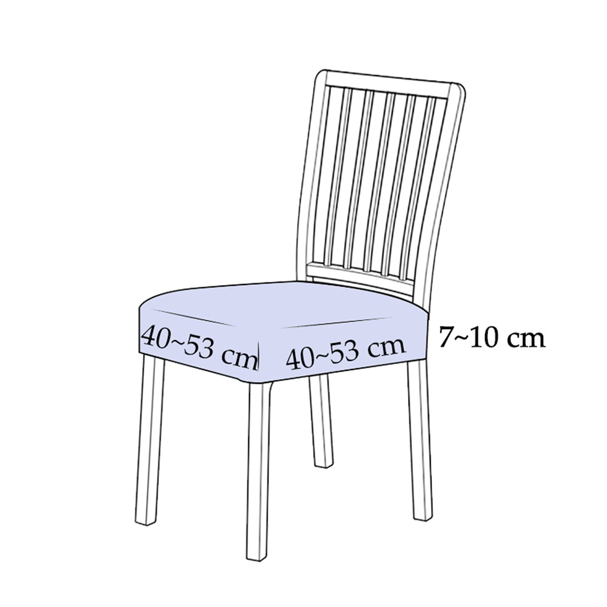 Velvet Elastic Dining Chair Covers - 5PCS Washable Stretch Spandex Seat Protector Slipcovers for Dining Room Chairs (Coffee Color) - Perfect for Home, Restaurant, and Office Use