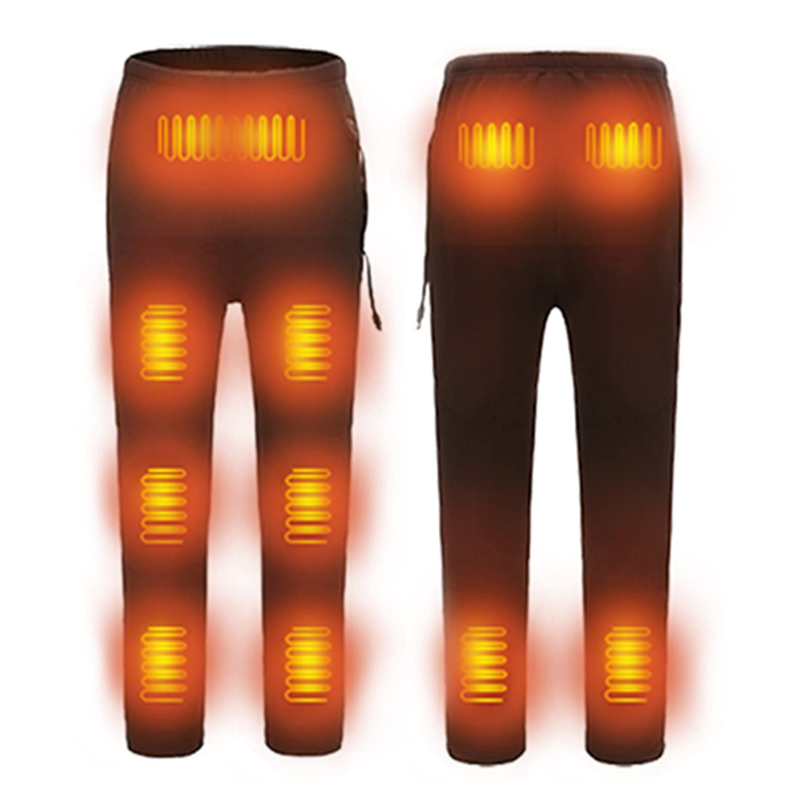 USB Electric Heated Thermal Underwear Set for Women & Men - Ultra-Soft Long Sleeve Shirt & Pants Base Layer - Machine Washable Winter Warm Clothes | Perfect for Skiing, Snowboarding, Camping & Outdoor Activities in Cold Weather