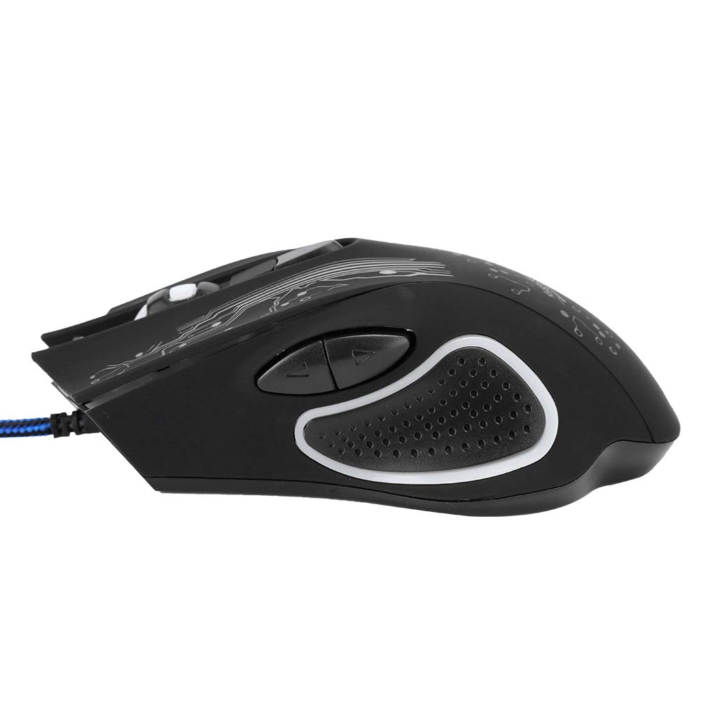 Zunate Gaming Keyboard and X11 USB Wired Mouse Combo with LED Backlit - 6-Key Ergonomic Design for PC, Laptop, Home & Office Use - Plug & Play (Black) | Perfect for Gaming, Work & Productivity
