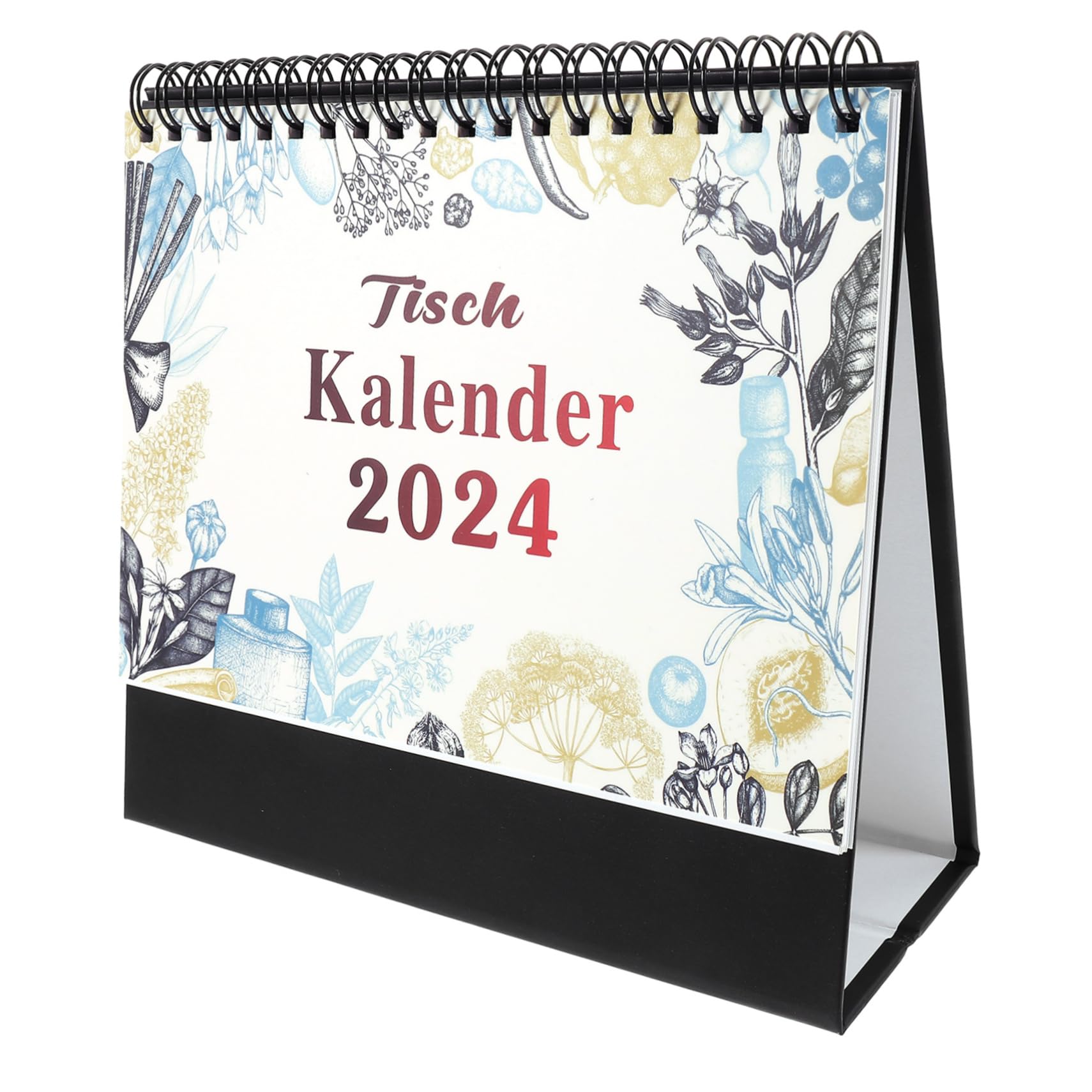 Ciieeo 2024 Mini Desk Calendar - Stylish Office & Home Decor, Tabletop Standing Calendar with Elegant Design, Perfect Gift for Coworkers & Friends | Great for Work Desks, Coffee Tables, and Home Office Decorations
