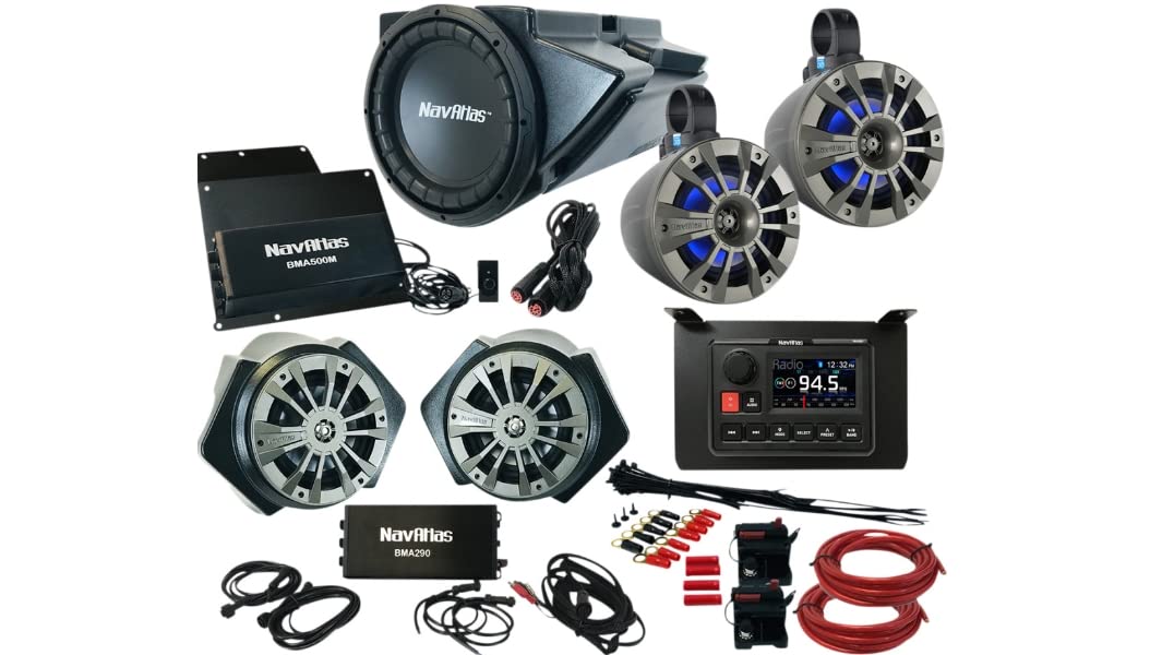 Polaris RZR Audio Kit Zone 4 - Premium Sound System for Off-Road Adventures | UTV Stereo Upgrade for Trail Riding & Outdoor Excursions