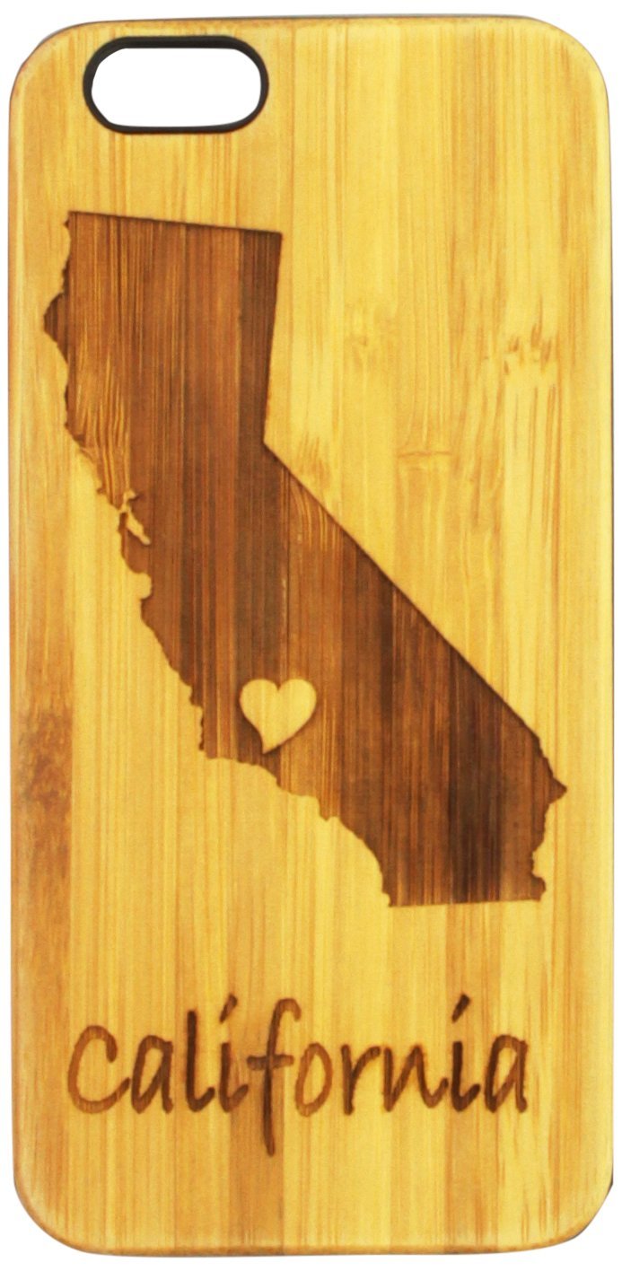Premium Real Wood iPhone 6 Case - Natural Wood Grain Protective Cover for iPhone 6 | Durable & Eco-Friendly | Perfect for Outdoor Adventures, Office Use & Daily Protection