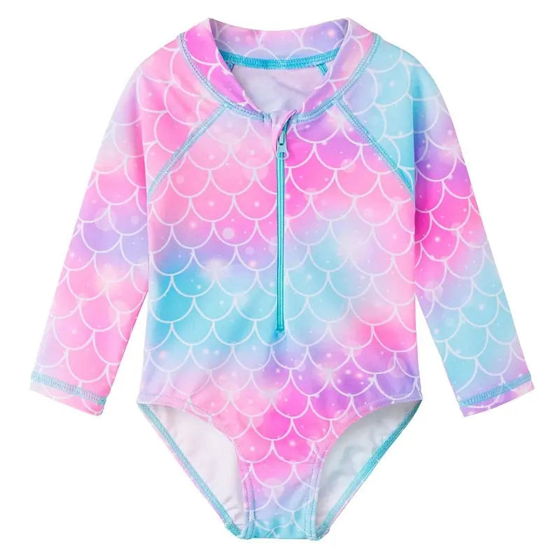 One Piece Girl Swimsuit for 0-6 Years Old | Cute Baby Swimwear for Toddlers & Kids - Perfect for Beach, Pool & Summer Water Play