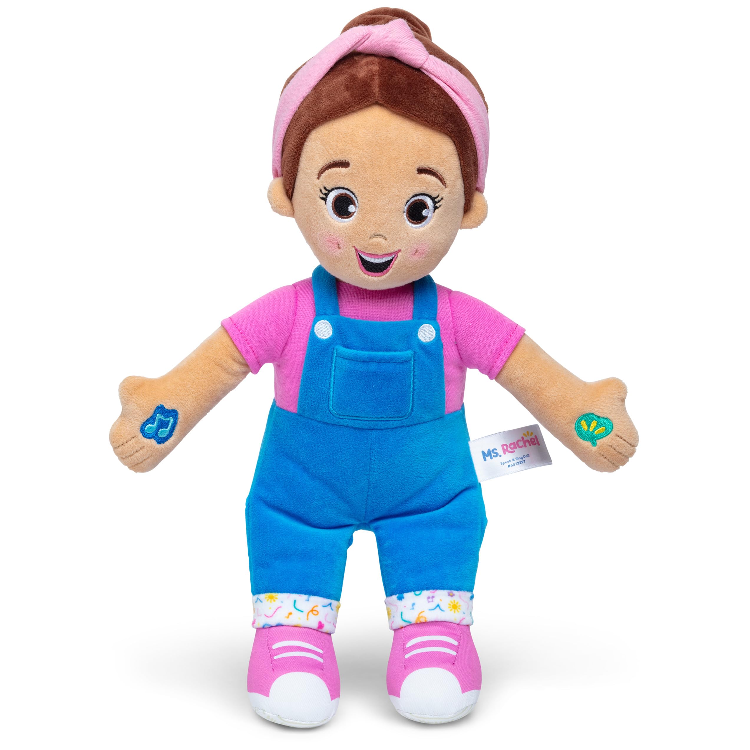Ms. Rachel Official Speak & Sing Doll - 16” Interactive Toddler Toy with 4 Songs & 16+ Phrases - Educational Baby Toy for Boys & Girls Ages 6 Months to 3 Years - Perfect for Early Learning, Playtime & Speech Development