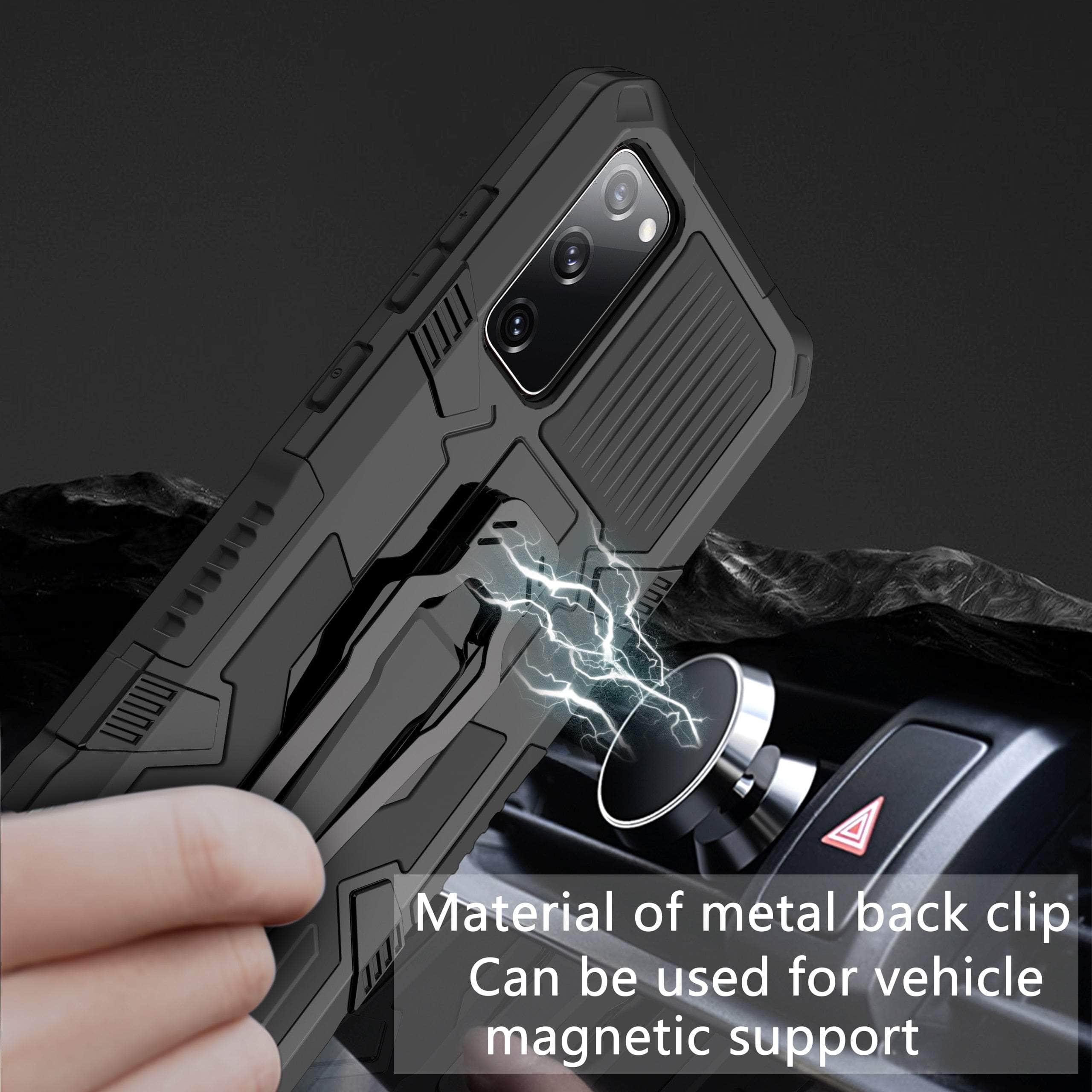 Samsung Galaxy S22 Plus Shockproof Case with Magnetic Ring Stand - Perfect for Hands-Free Viewing, Gaming & Video Calls