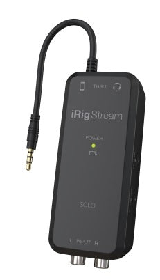 IK Multimedia iRig Stream Solo - Professional Audio Interface for Live Streaming & Recording | Perfect for Podcasters, Musicians & Content Creators