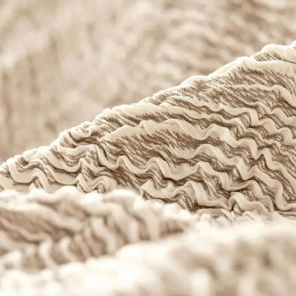2 Seater Loveseat Slipcover - Jacquard 3D Collection for Sofa Protection | Perfect for Living Room, Bedroom & Home Decor