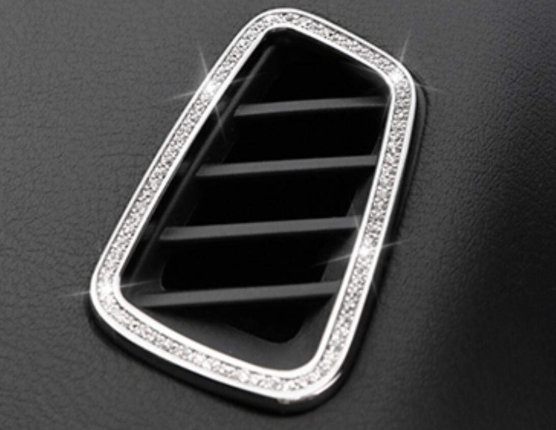 Nissan Sylphy Sentra 2019-2022 Car Interior Trim Bling Accessories - Silver Crystal Air Vent Stickers for Stylish Ride