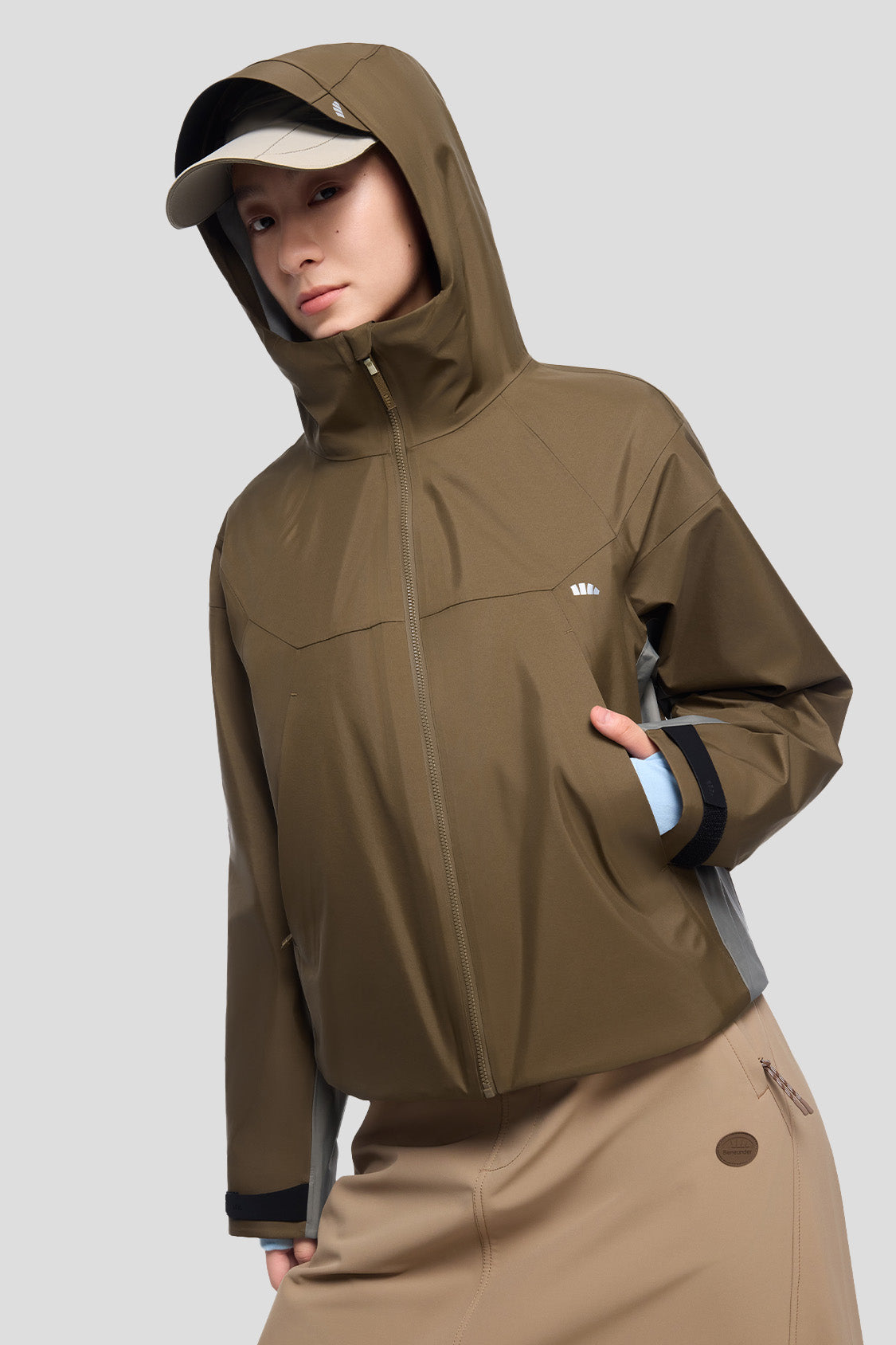 ThermaTrio Women's 3-in-1 Convertible Jacket - Waterproof Windbreaker with Removable Fleece Liner for Hiking, Camping & Outdoor Adventures