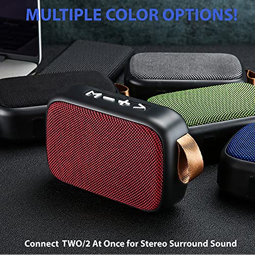 UMX Wireless Ellipsis 10 Compatible Speaker - 3W Power, 6H Playtime, Fabric Design for Indoor, Outdoor & Travel Use (Gray) | Perfect for Home, Office, Camping and Beach Parties