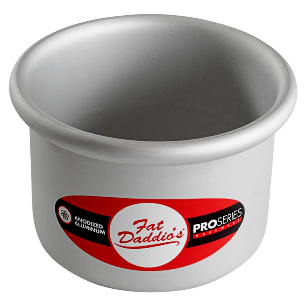Fat Daddio's 4x3 Inch Round Cake Pan - Professional Bakeware for Perfect Cakes, Cupcakes & Desserts - Ideal for Home Baking, Birthday Parties & Wedding Cakes